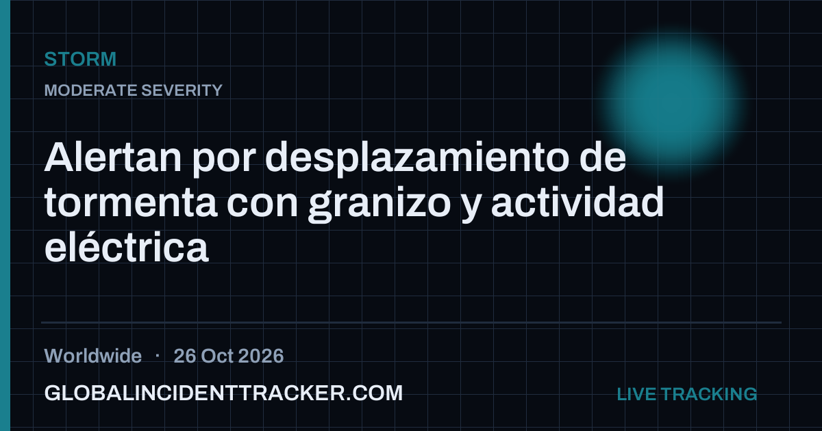 Storm incident in worldwide on 26 October 2026 — Global Incident Tracker report card