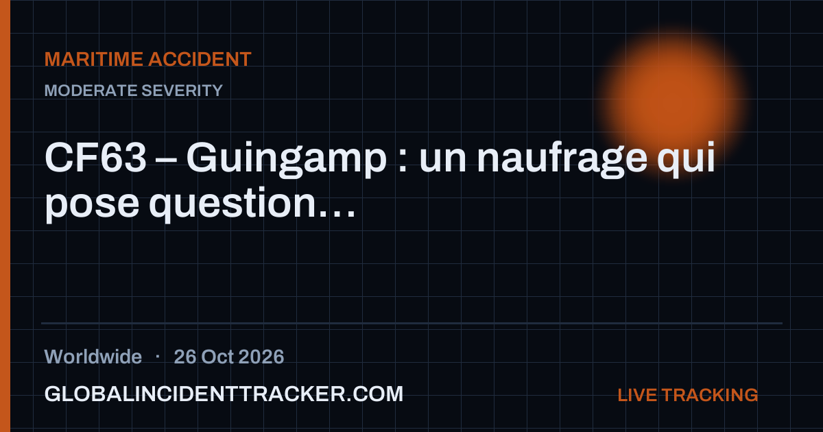 CF63 – Guingamp : un naufrage qui pose question… — 26 October 2026