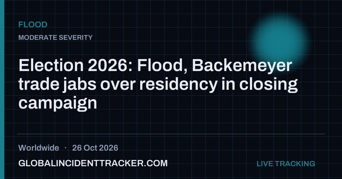 Flood incident in worldwide on 26 October 2026 — Global Incident Tracker report card
