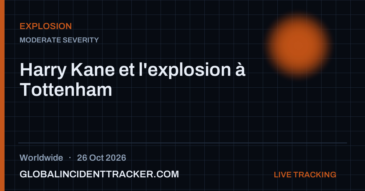 Explosion incident in worldwide on 26 October 2026 — Global Incident Tracker report card