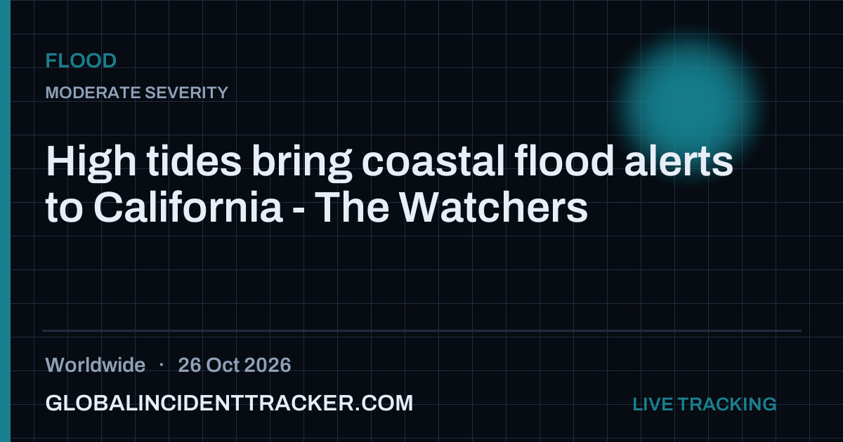 Flood incident in worldwide on 26 October 2026 — Global Incident Tracker report card