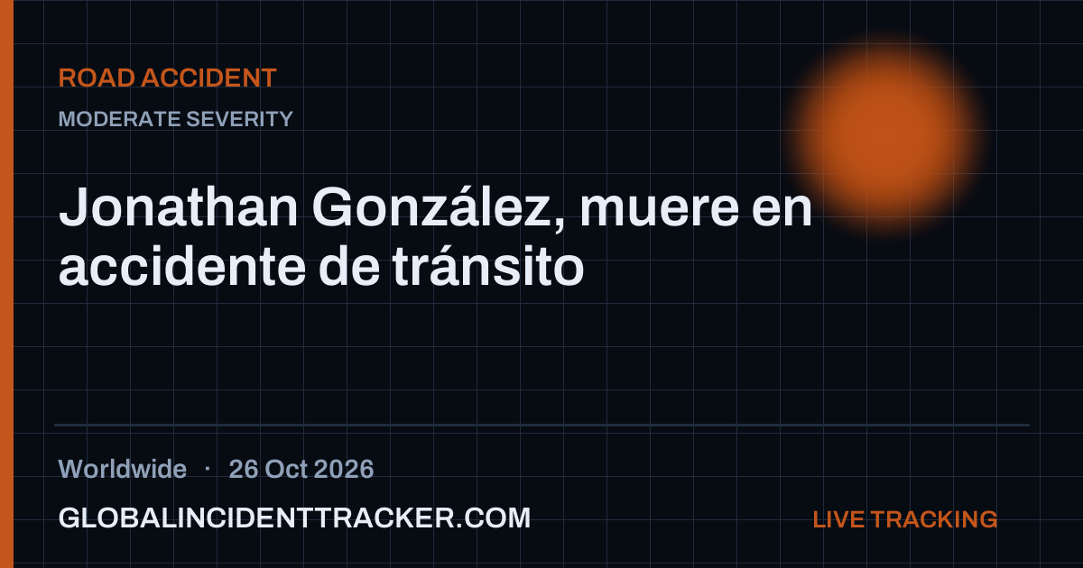 Road Accident incident in worldwide on 26 October 2026 — Global Incident Tracker report card