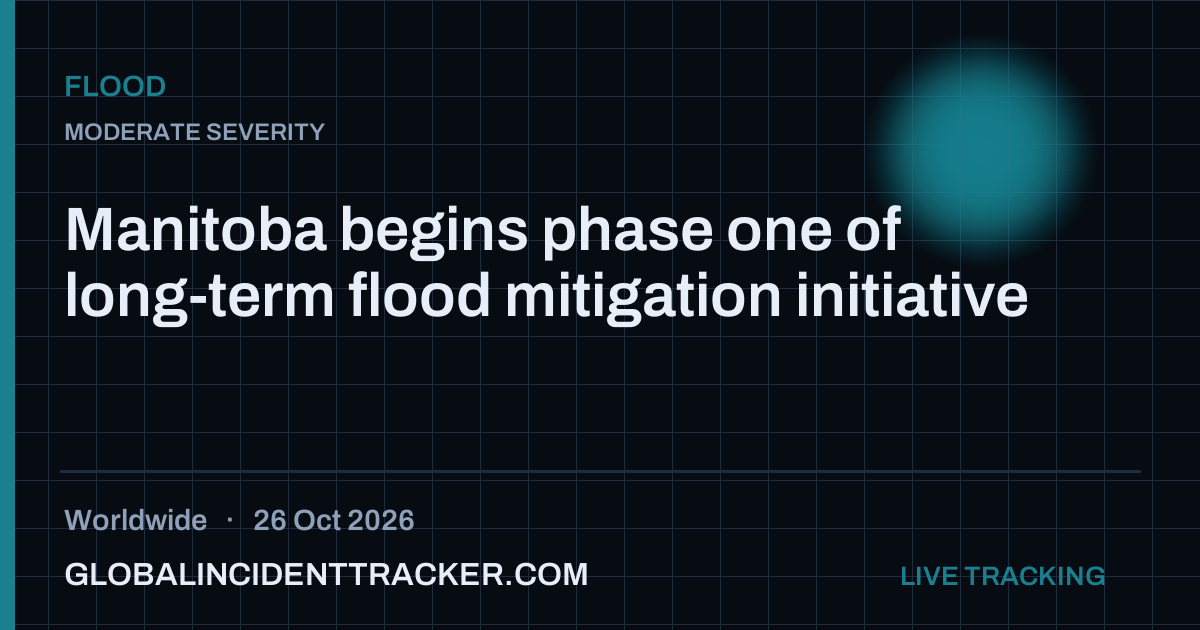 Flood incident in worldwide on 26 October 2026 — Global Incident Tracker report card