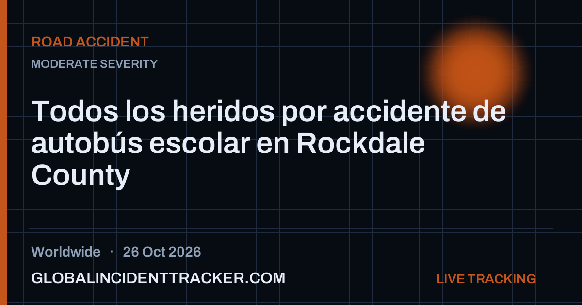 Road Accident incident in worldwide on 26 October 2026 — Global Incident Tracker report card