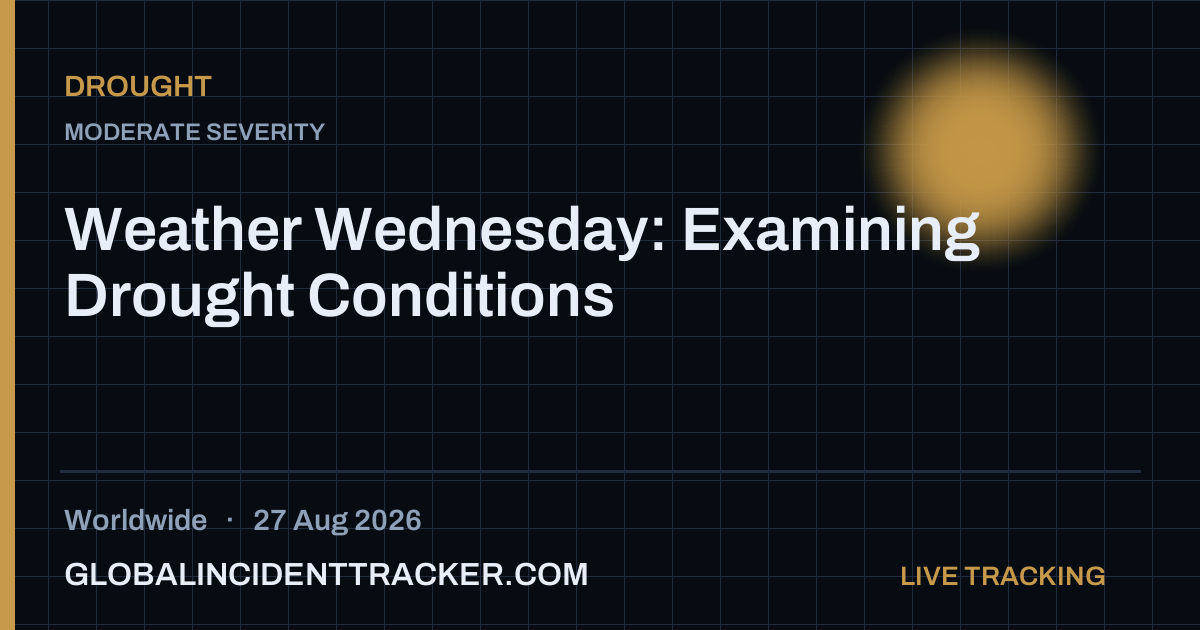 Drought incident in worldwide on 27 August 2026 — Global Incident Tracker report card