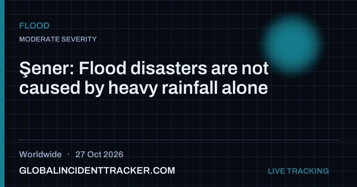 Flood incident in worldwide on 27 October 2026 — Global Incident Tracker report card