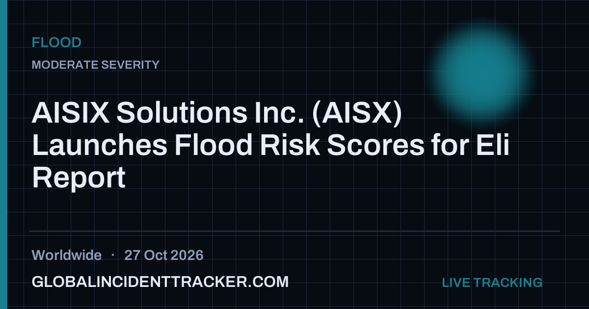 Flood incident in worldwide on 27 October 2026 — Global Incident Tracker report card