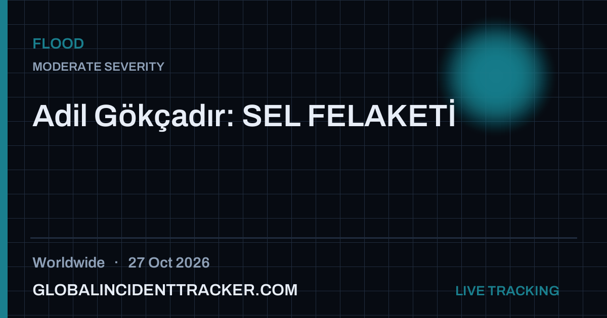 Flood incident in worldwide on 27 October 2026 — Global Incident Tracker report card