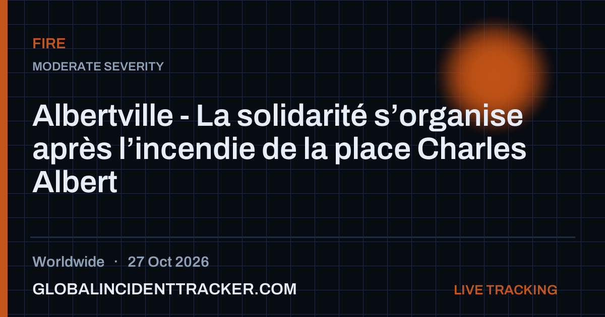 Fire incident in worldwide on 27 October 2026 — Global Incident Tracker report card