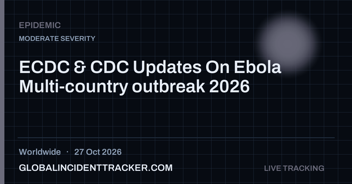 Epidemic incident in worldwide on 27 October 2026 — Global Incident Tracker report card