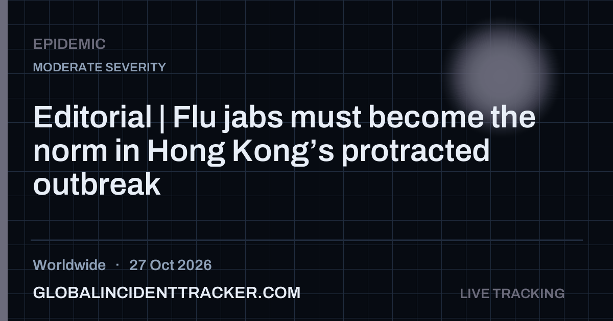 Epidemic incident in worldwide on 27 October 2026 — Global Incident Tracker report card