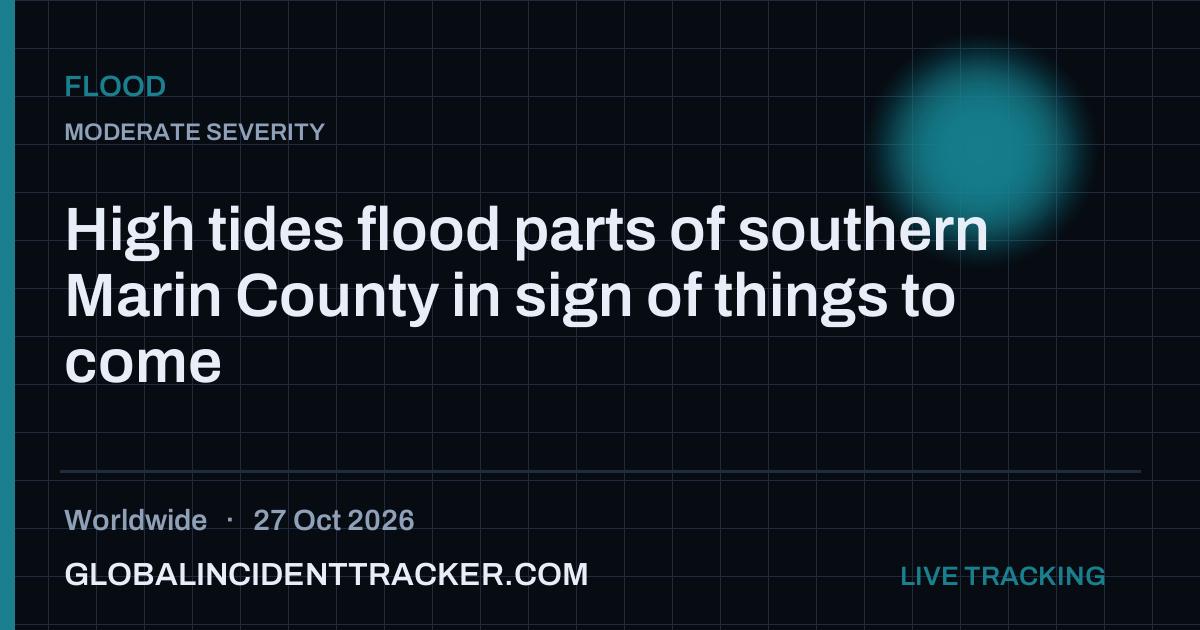 Flood incident in worldwide on 27 October 2026 — Global Incident Tracker report card