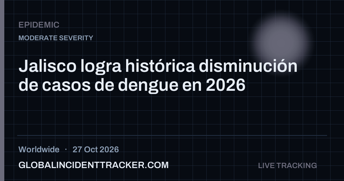 Epidemic incident in worldwide on 27 October 2026 — Global Incident Tracker report card