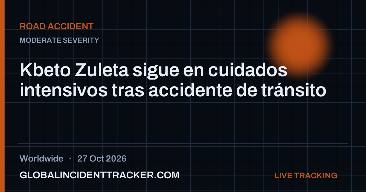 Road Accident incident in worldwide on 27 October 2026 — Global Incident Tracker report card