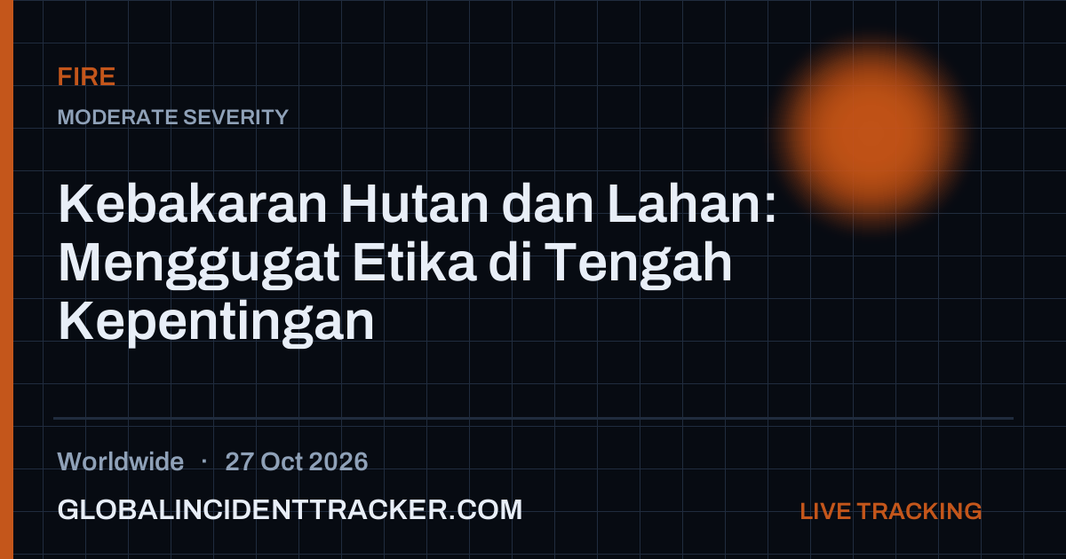 Fire incident in worldwide on 27 October 2026 — Global Incident Tracker report card