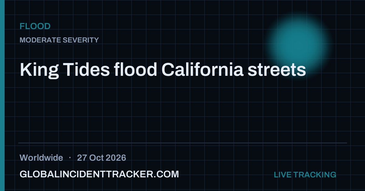 Flood incident in worldwide on 27 October 2026 — Global Incident Tracker report card