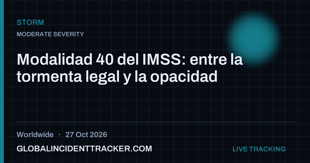 Storm incident in worldwide on 27 October 2026 — Global Incident Tracker report card