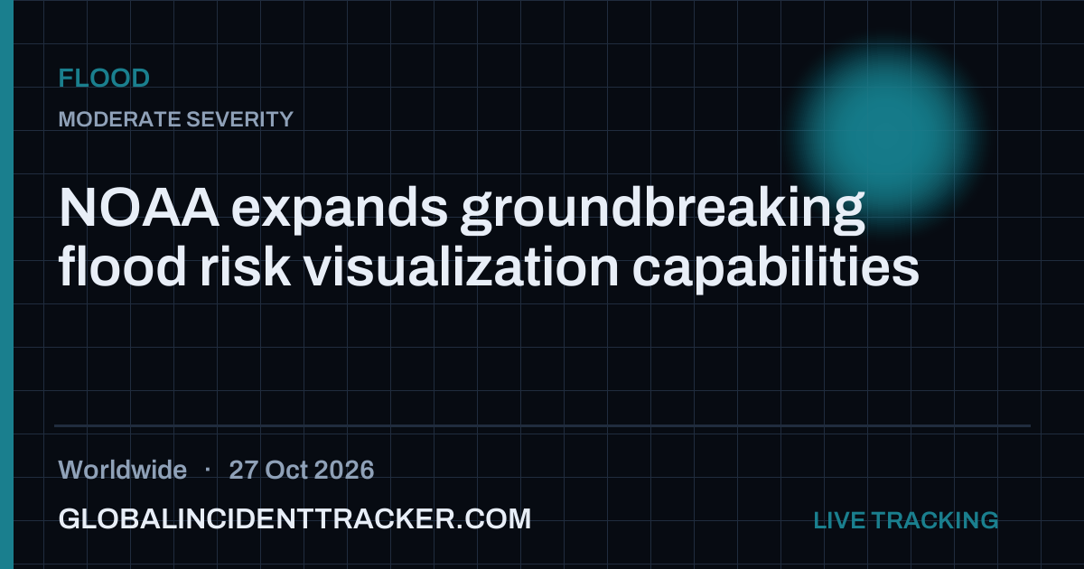 Flood incident in worldwide on 27 October 2026 — Global Incident Tracker report card