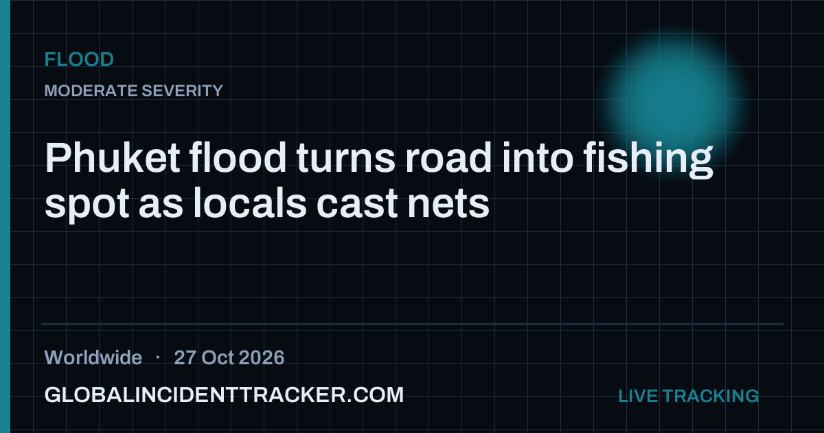 Flood incident in worldwide on 27 October 2026 — Global Incident Tracker report card