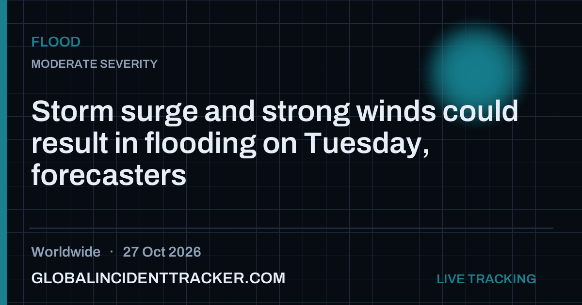 Flood incident in worldwide on 27 October 2026 — Global Incident Tracker report card