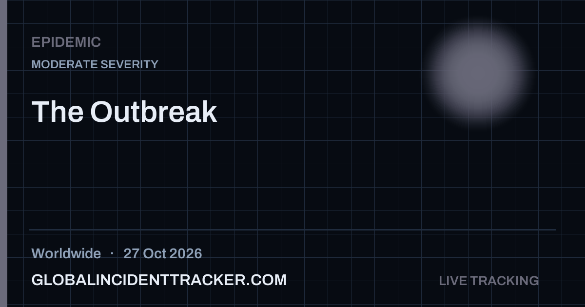 Epidemic incident in worldwide on 27 October 2026 — Global Incident Tracker report card