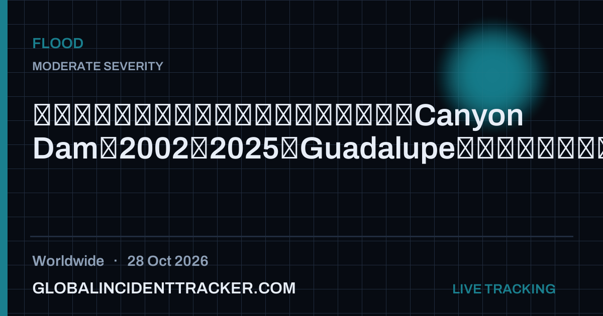 Flood incident in worldwide on 28 October 2026 — Global Incident Tracker report card