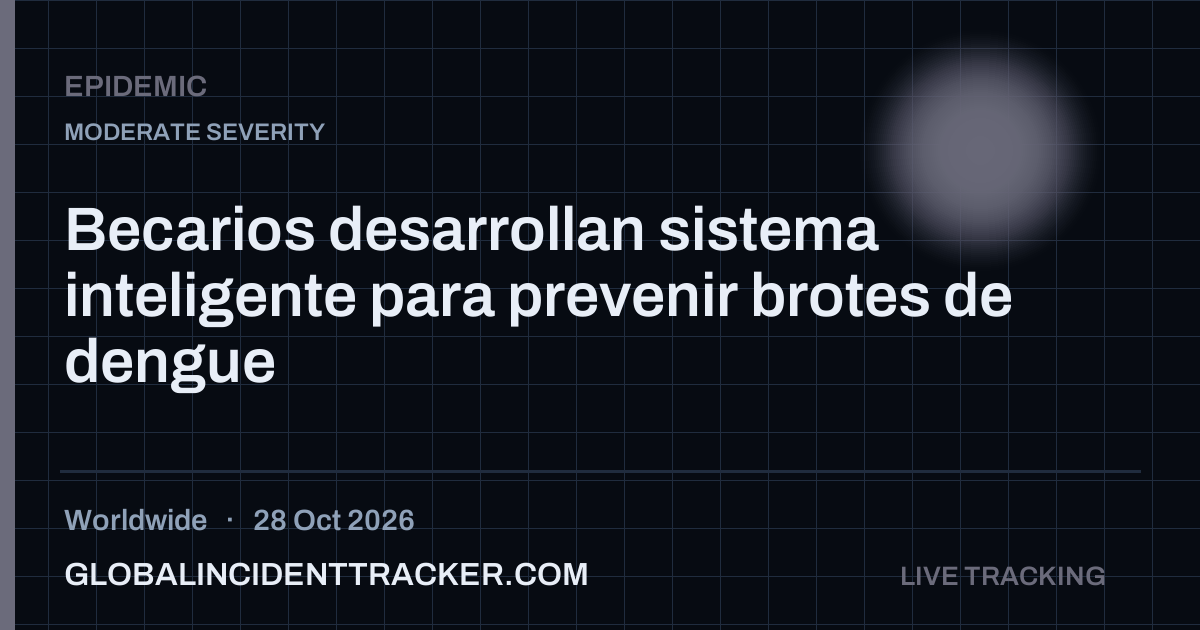 Epidemic incident in worldwide on 28 October 2026 — Global Incident Tracker report card
