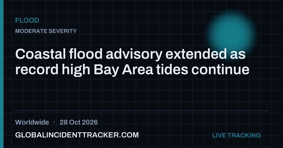 Flood incident in worldwide on 28 October 2026 — Global Incident Tracker report card