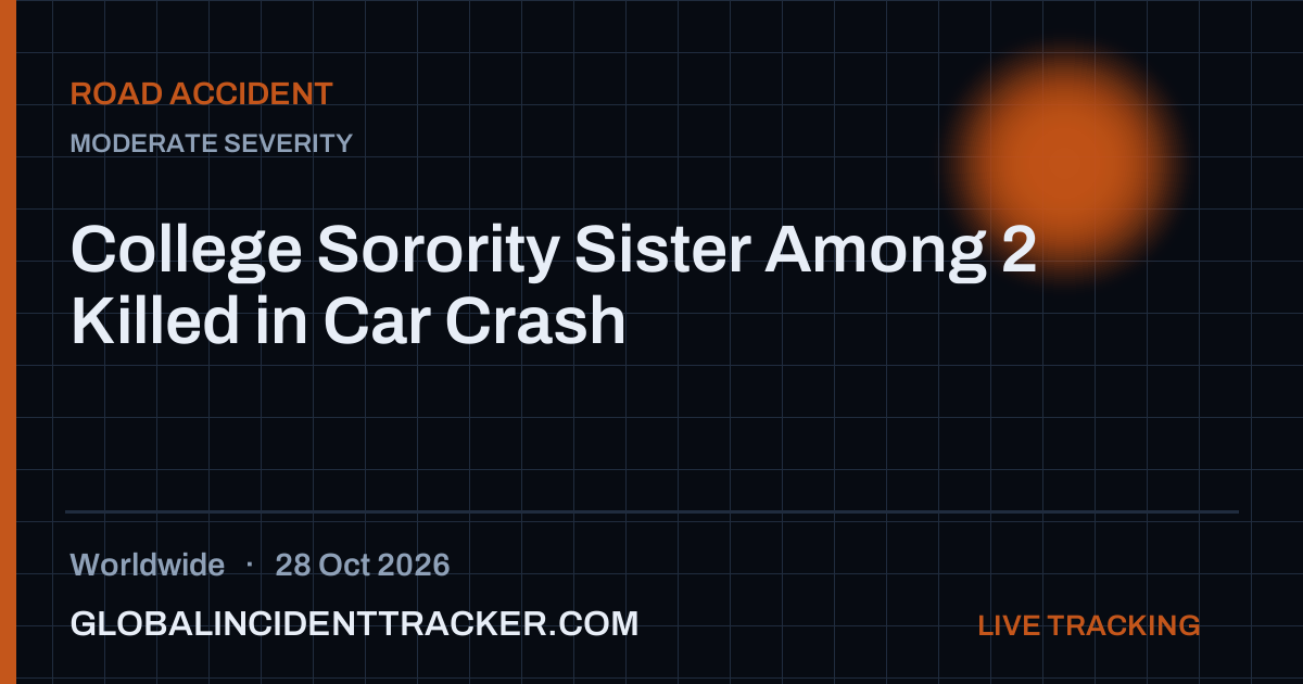 Road Accident incident in worldwide on 28 October 2026 — Global Incident Tracker report card