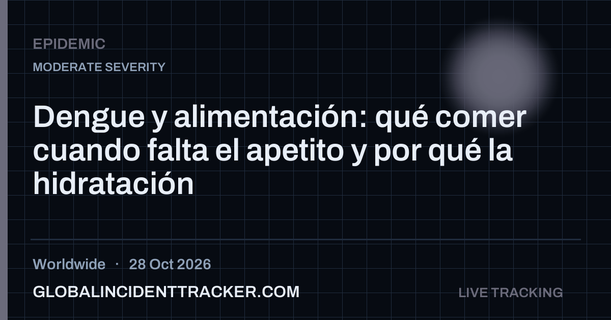 Epidemic incident in worldwide on 28 October 2026 — Global Incident Tracker report card