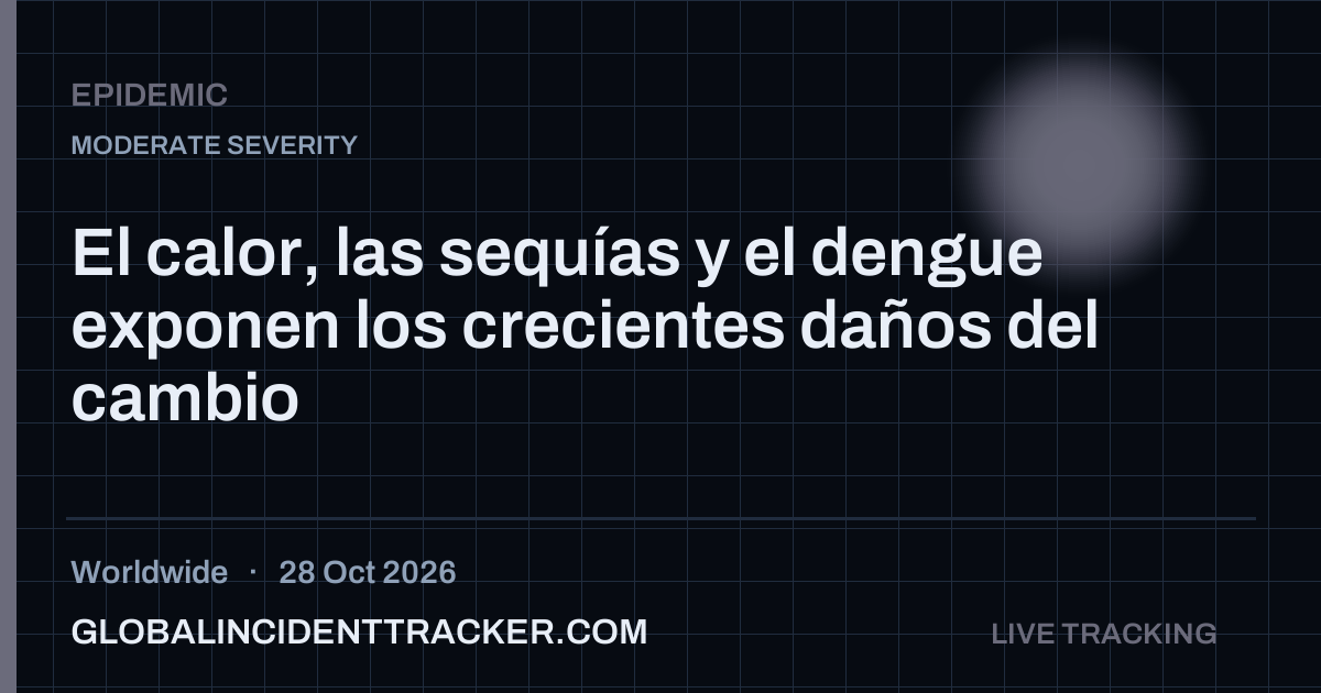 Epidemic incident in worldwide on 28 October 2026 — Global Incident Tracker report card