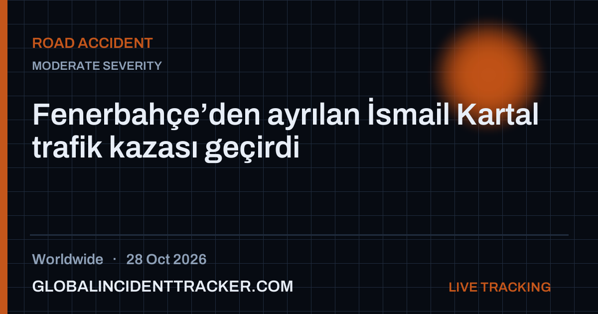 Road Accident incident in worldwide on 28 October 2026 — Global Incident Tracker report card