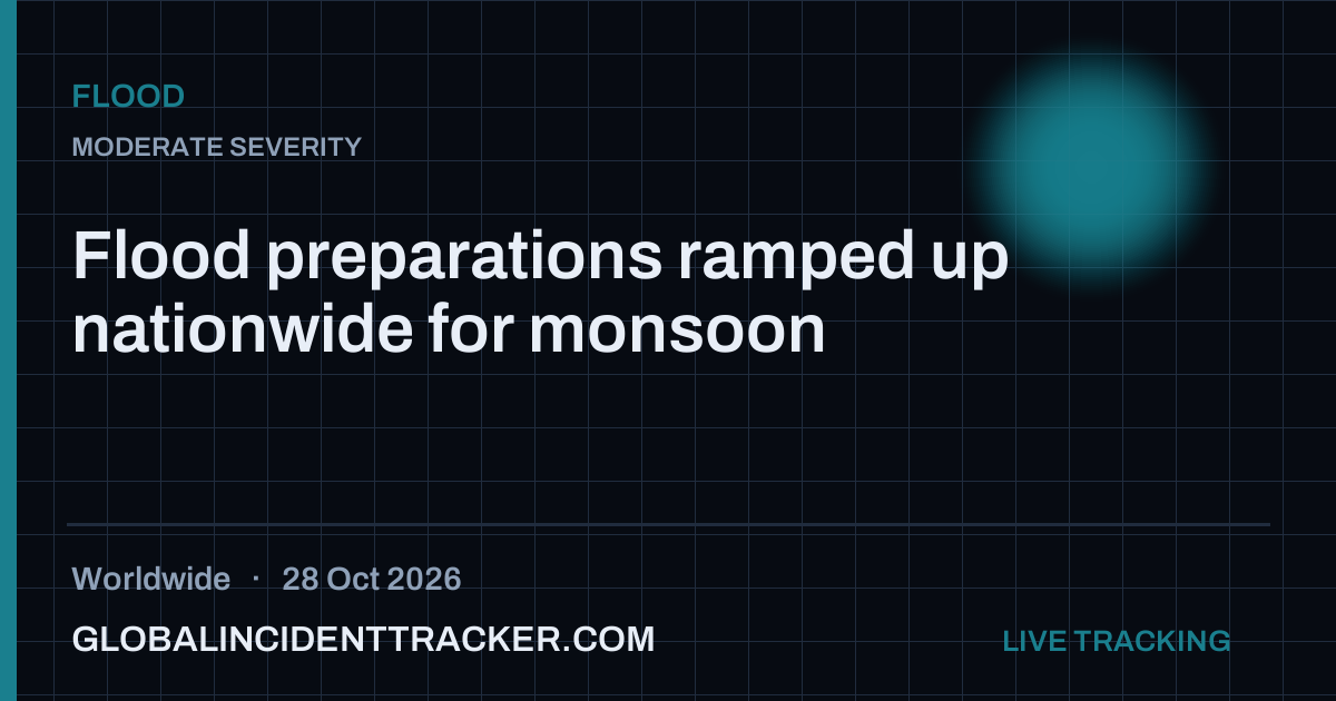 Flood incident in worldwide on 28 October 2026 — Global Incident Tracker report card