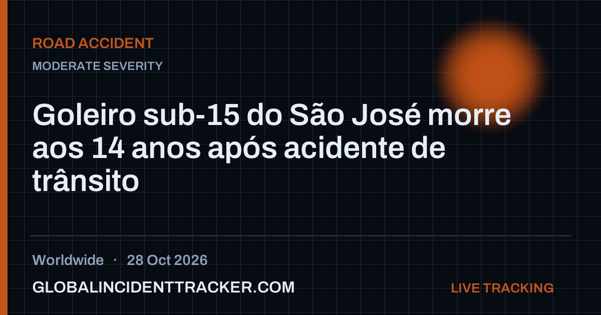 Road Accident incident in worldwide on 28 October 2026 — Global Incident Tracker report card