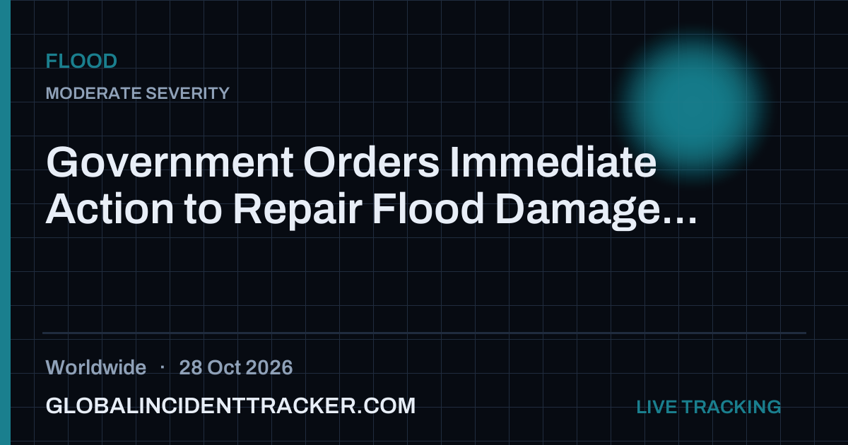 Flood incident in worldwide on 28 October 2026 — Global Incident Tracker report card