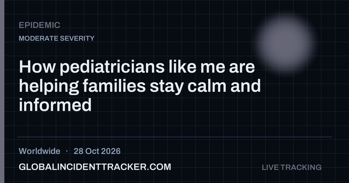 Epidemic incident in worldwide on 28 October 2026 — Global Incident Tracker report card