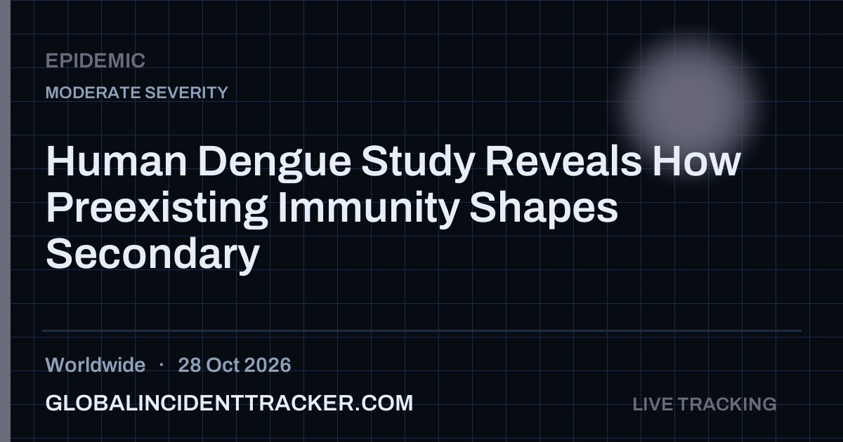 Epidemic incident in worldwide on 28 October 2026 — Global Incident Tracker report card