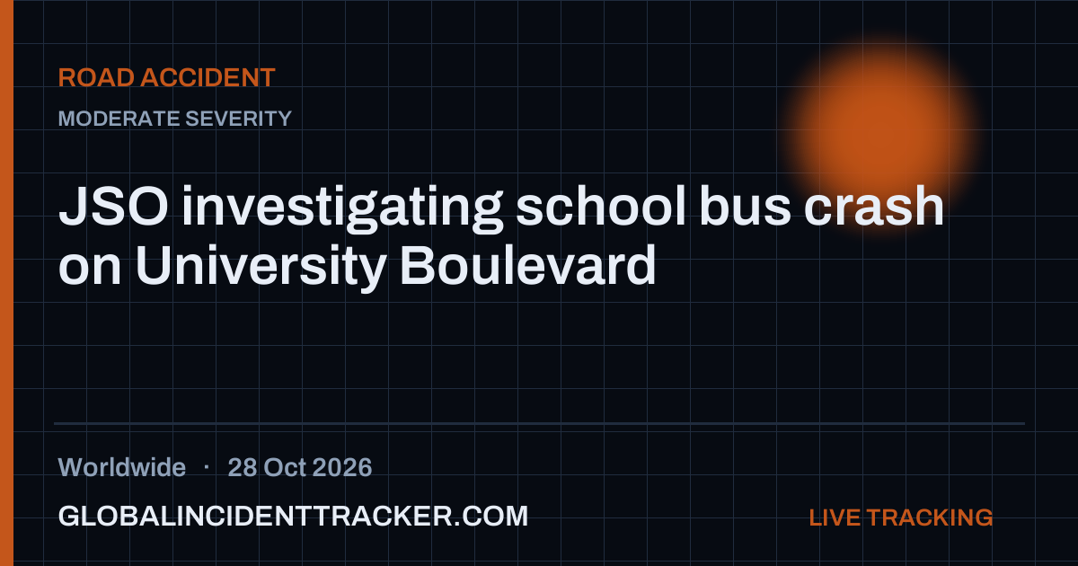 Road Accident incident in worldwide on 28 October 2026 — Global Incident Tracker report card