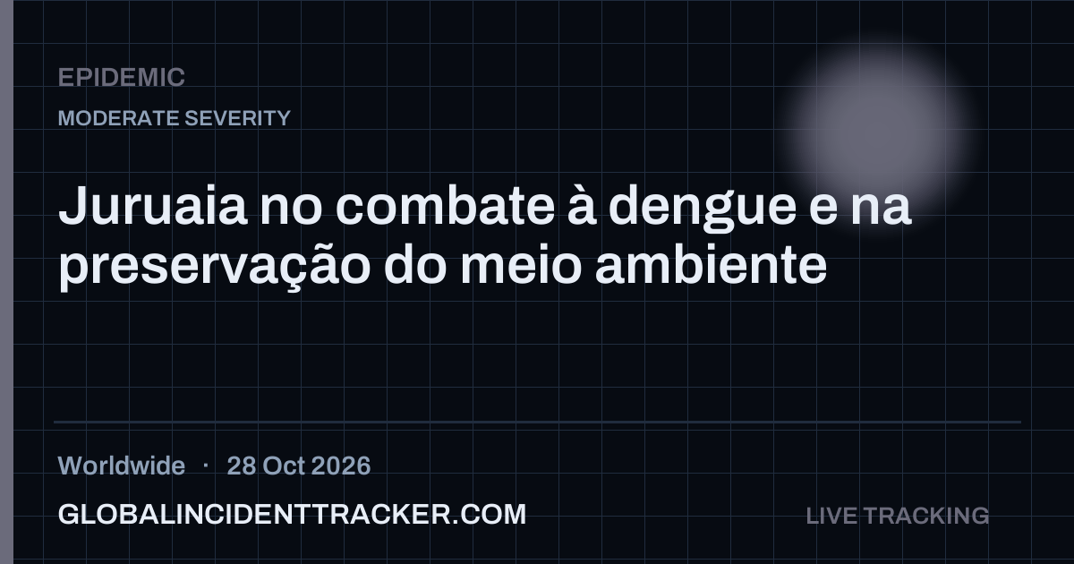 Epidemic incident in worldwide on 28 October 2026 — Global Incident Tracker report card