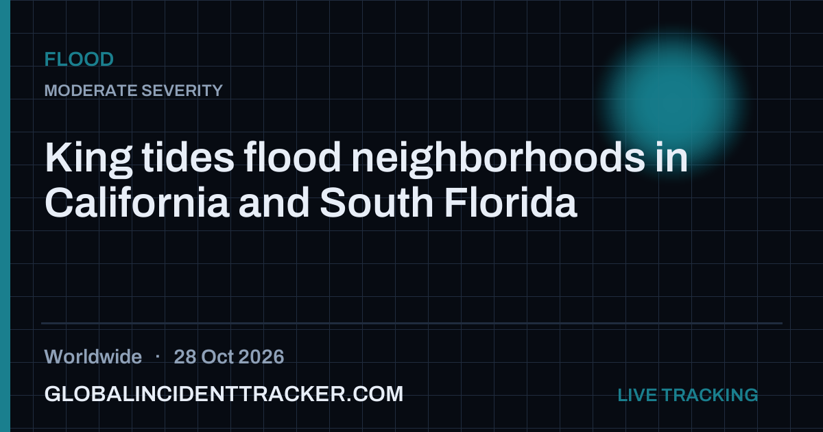 Flood incident in worldwide on 28 October 2026 — Global Incident Tracker report card