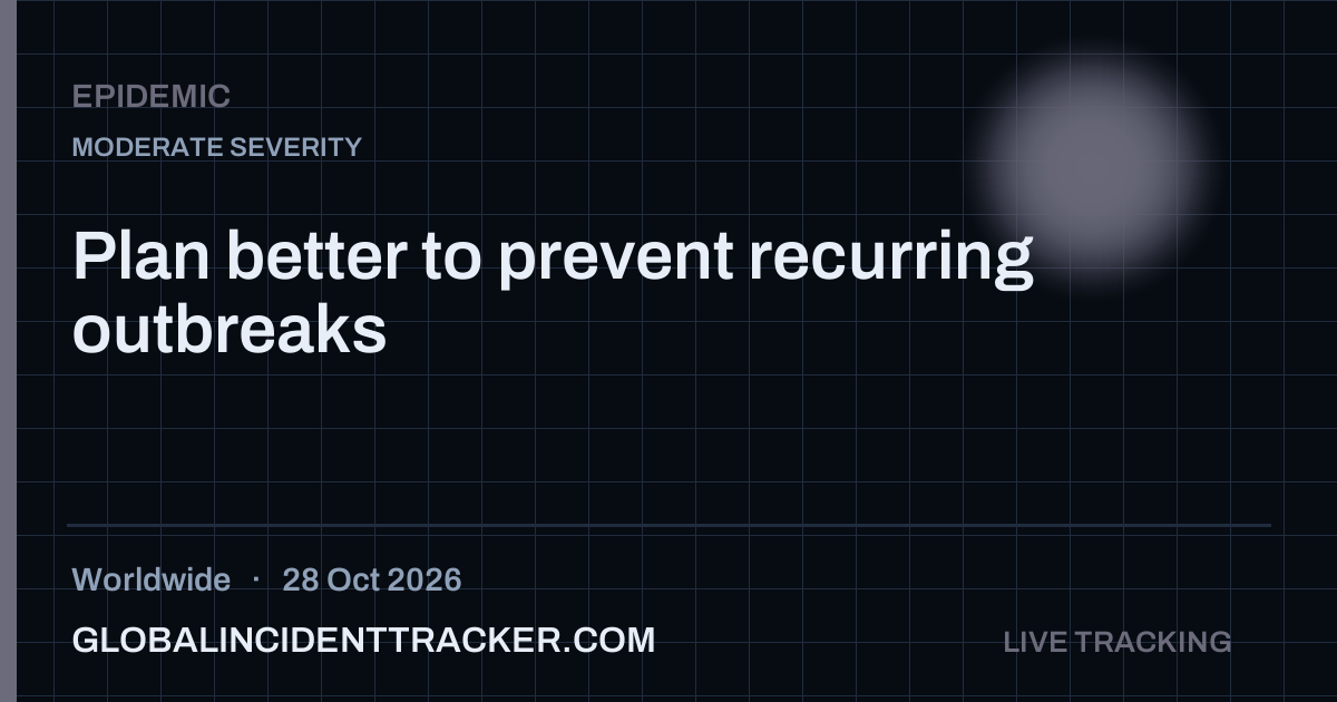 Epidemic incident in worldwide on 28 October 2026 — Global Incident Tracker report card