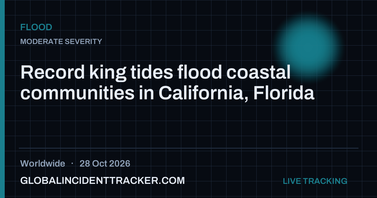 Flood incident in worldwide on 28 October 2026 — Global Incident Tracker report card
