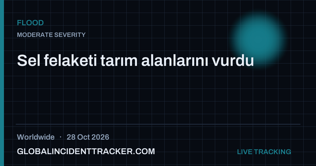 Flood incident in worldwide on 28 October 2026 — Global Incident Tracker report card