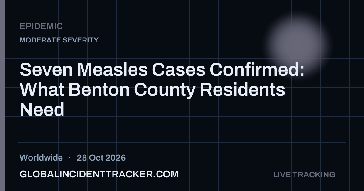 Epidemic incident in worldwide on 28 October 2026 — Global Incident Tracker report card