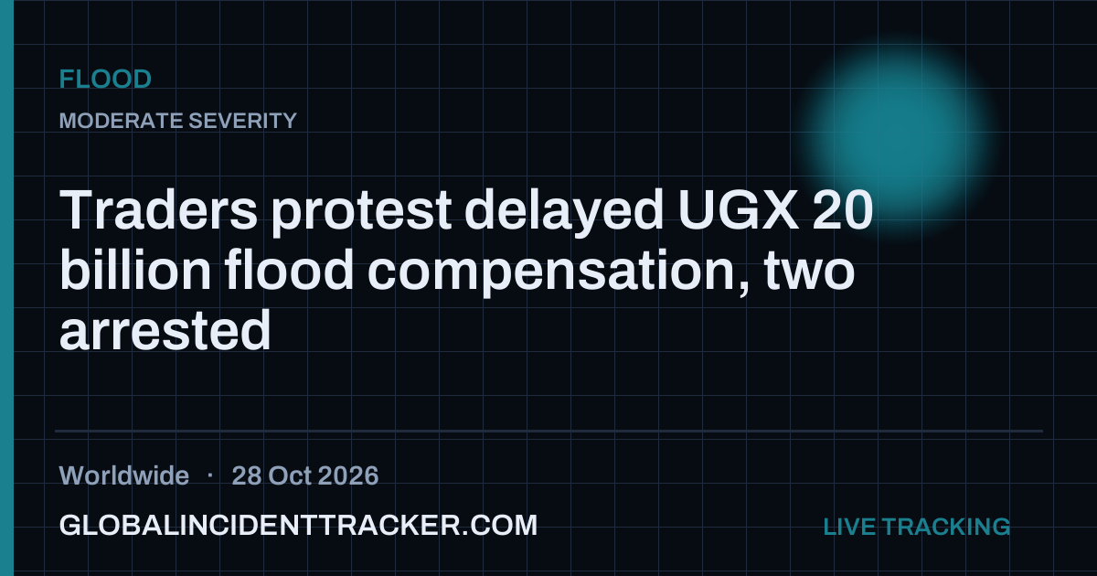Flood incident in worldwide on 28 October 2026 — Global Incident Tracker report card