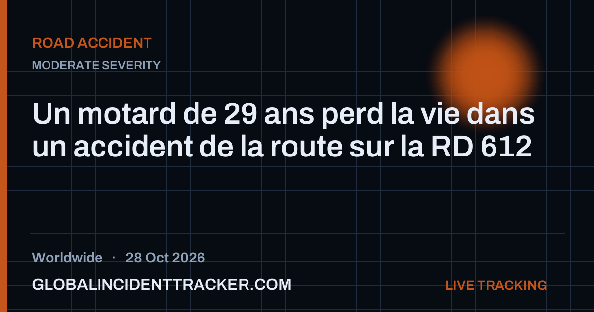 Road Accident incident in worldwide on 28 October 2026 — Global Incident Tracker report card