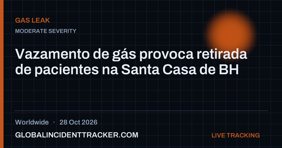 Gas Leak incident in worldwide on 28 October 2026 — Global Incident Tracker report card