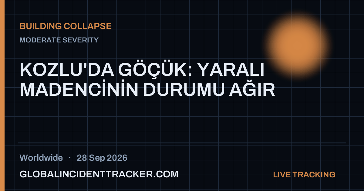 Building Collapse incident in worldwide on 28 September 2026 — Global Incident Tracker report card