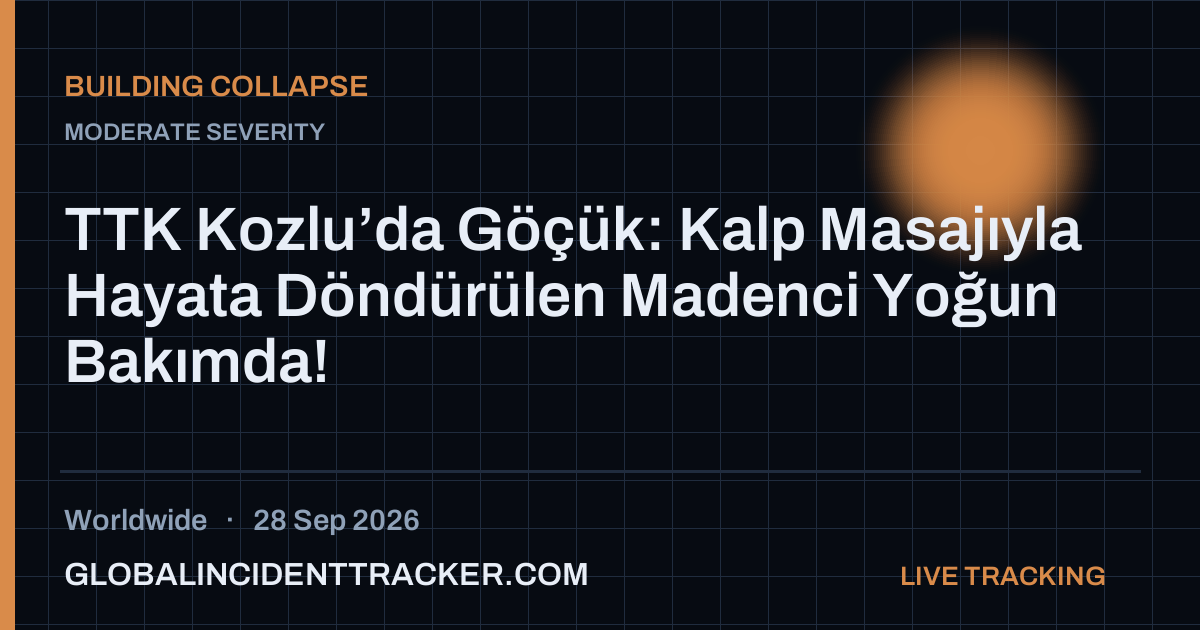 Building Collapse incident in worldwide on 28 September 2026 — Global Incident Tracker report card