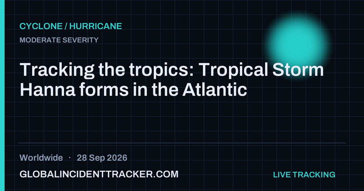 Cyclone / Hurricane incident in worldwide on 28 September 2026 — Global Incident Tracker report card